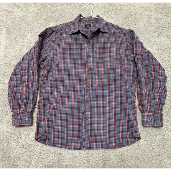 J. Crew Other - J. Crew Shirt Mens Medium Heathered Plaid Long Sleeve Button Down Cotton